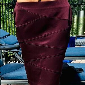 Deep purple‎ skirt